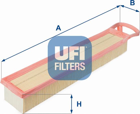 UFI 30.345.00 - Воздушный фильтр, двигатель autosila-amz.com