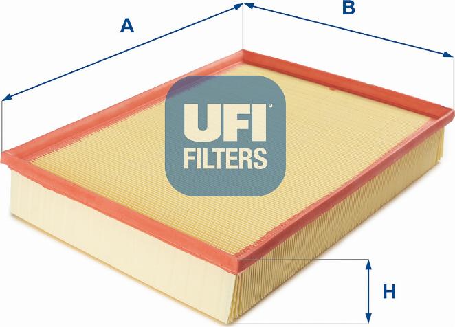 UFI 30.340.00 - Воздушный фильтр, двигатель autosila-amz.com