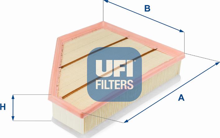 UFI 30.357.00 - Воздушный фильтр, двигатель autosila-amz.com