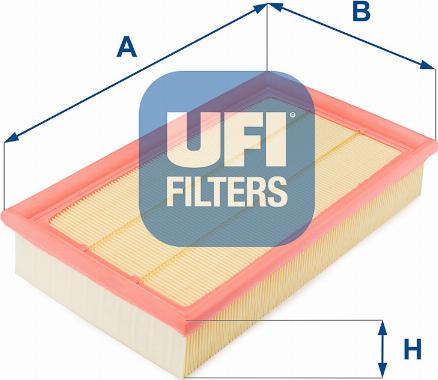 UFI 30.241.00 - Воздушный фильтр, двигатель autosila-amz.com