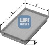 UFI 30.248.00 - Воздушный фильтр, двигатель autosila-amz.com