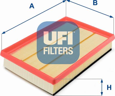 UFI 30.207.00 - Воздушный фильтр, двигатель autosila-amz.com