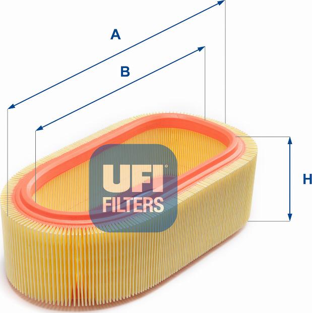 UFI 30.217.00 - Воздушный фильтр, двигатель autosila-amz.com