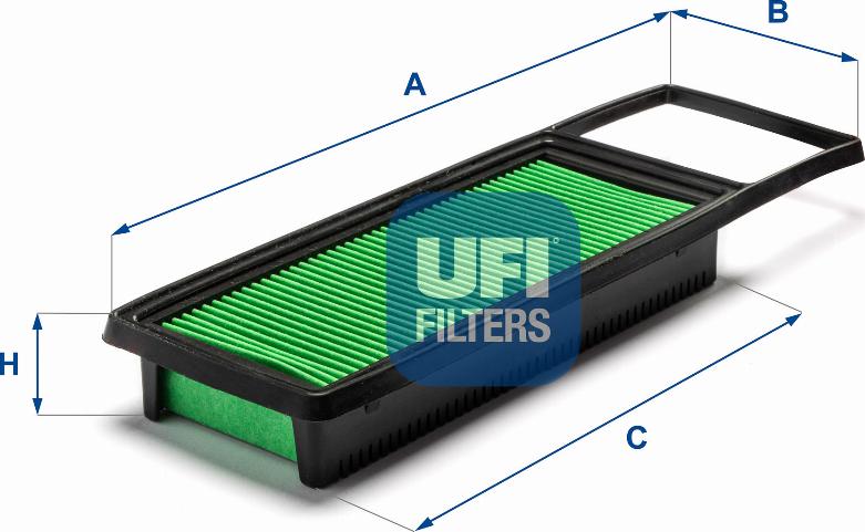 UFI 30.232.00 - Воздушный фильтр, двигатель autosila-amz.com