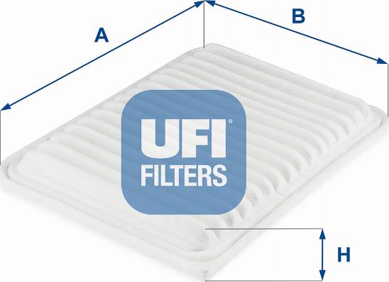 UFI 30.721.00 - Воздушный фильтр, двигатель autosila-amz.com