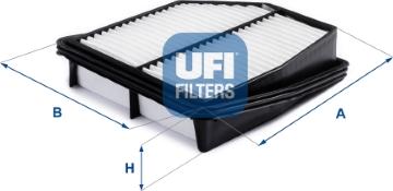 UFI 30.A96.00 - Воздушный фильтр, двигатель autosila-amz.com