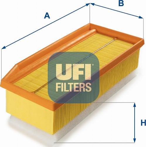 UFI 30.A16.00 - Воздушный фильтр, двигатель autosila-amz.com