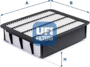 UFI 30.A85.00 - Воздушный фильтр, двигатель autosila-amz.com