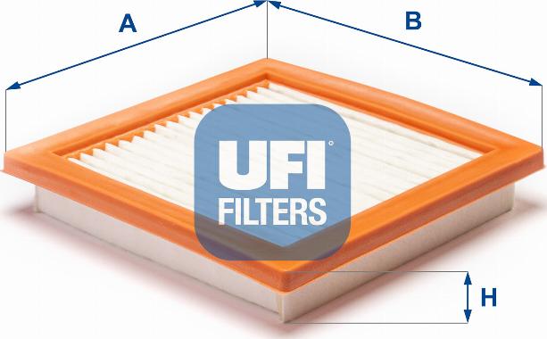 UFI 30.B22.00 - Воздушный фильтр, двигатель autosila-amz.com