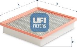 UFI 30.D91.00 - Воздушный фильтр, двигатель autosila-amz.com