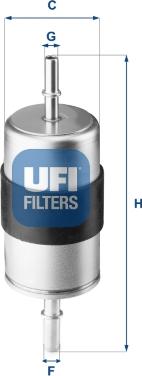 UFI 31.944.00 - Топливный фильтр autosila-amz.com