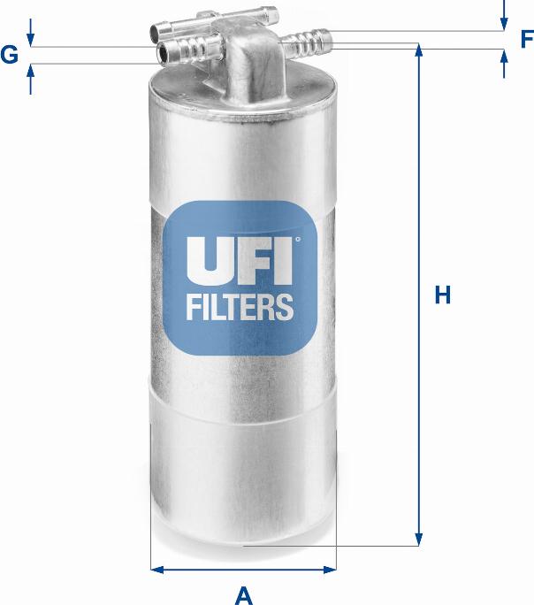 UFI 31.953.00 - Топливный фильтр autosila-amz.com