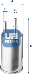 UFI 31.918.03 - Топливный фильтр autosila-amz.com
