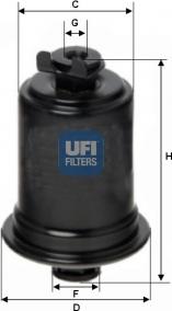 UFI 31.775.00 - Топливный фильтр autosila-amz.com