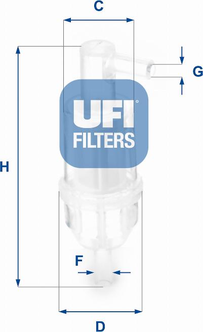 UFI 31.013.00 - Топливный фильтр autosila-amz.com