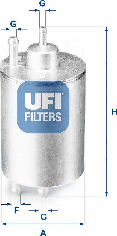 UFI 31.841.00 - Топливный фильтр autosila-amz.com
