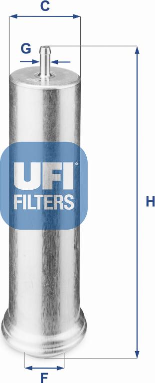 UFI 31.851.00 - Топливный фильтр autosila-amz.com
