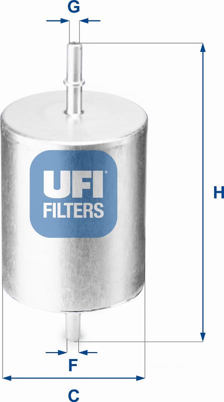 UFI 31.817.00 - Топливный фильтр autosila-amz.com