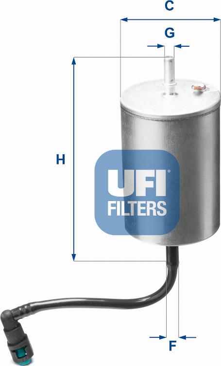 UFI 31.A06.00 - Топливный фильтр autosila-amz.com