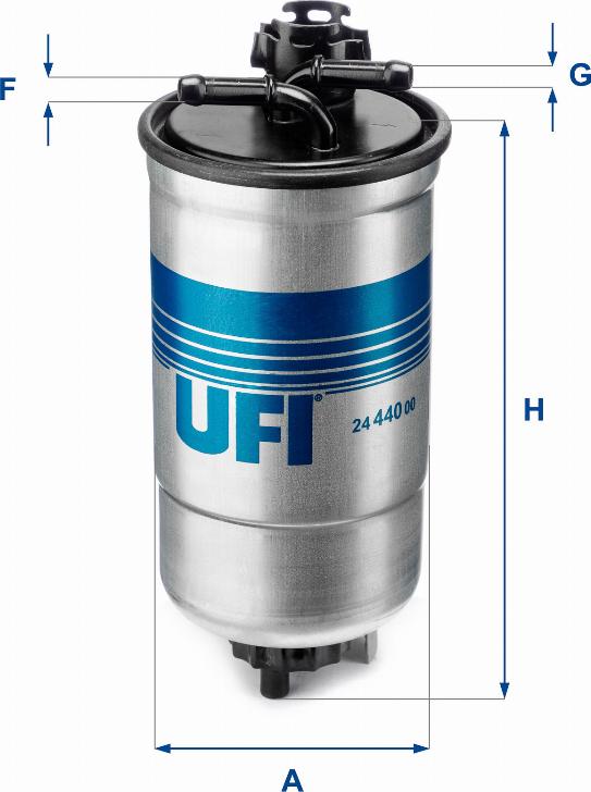 UFI 24.440.00 - Топливный фильтр autosila-amz.com