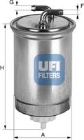 UFI 24.435.00 - Топливный фильтр autosila-amz.com