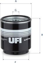 UFI 24.477.00 - Топливный фильтр autosila-amz.com