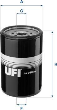 UFI 24.068.00 - Spin-on / CAV fuel filter autosila-amz.com