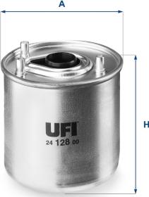 UFI 24.128.00 - Топливный фильтр autosila-amz.com