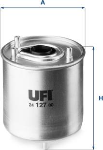 UFI 24.127.00 - Топливный фильтр autosila-amz.com