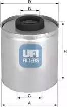 UFI 24.318.00 - Топливный фильтр autosila-amz.com