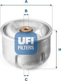 UFI 25.901.00 - Масляный фильтр autosila-amz.com