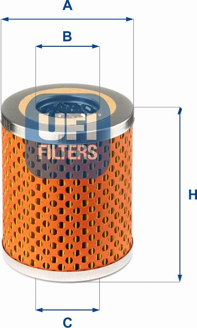 UFI 25.413.00 - Масляный фильтр autosila-amz.com