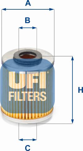 UFI 25.587.00 - Масляный фильтр autosila-amz.com