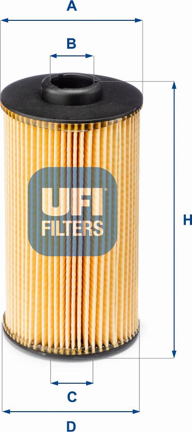 UFI 25.038.00 - Масляный фильтр autosila-amz.com