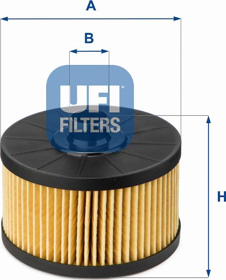 UFI 25.145.00 - Масляный фильтр autosila-amz.com
