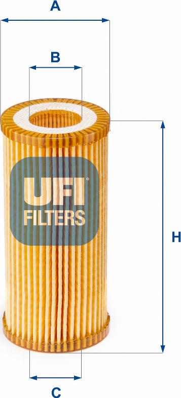 UFI 25.153.00 - Масляный фильтр autosila-amz.com