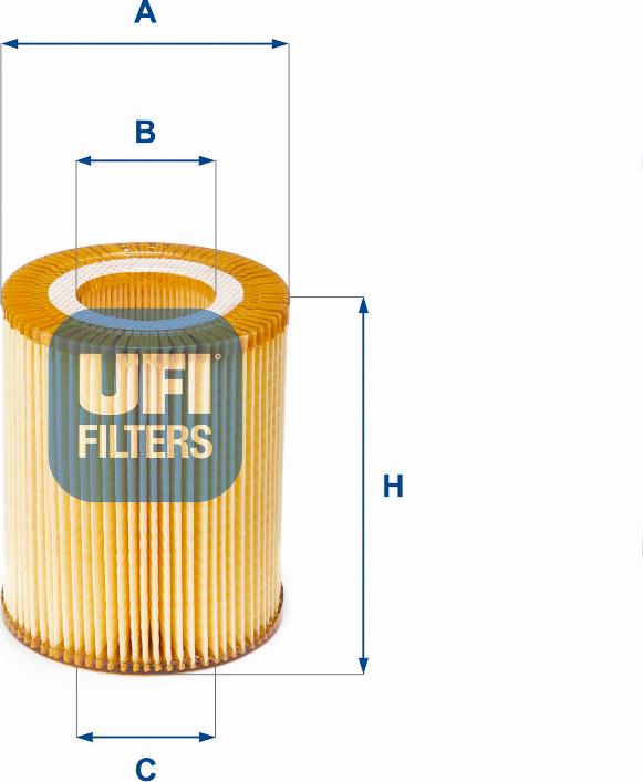 UFI 25.152.00 - Масляный фильтр autosila-amz.com