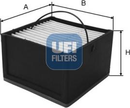 UFI 26.059.00 - Топливный фильтр autosila-amz.com