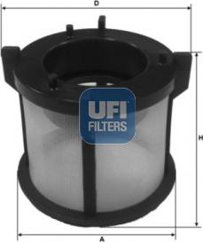 UFI 26.088.00 - Топливный фильтр autosila-amz.com