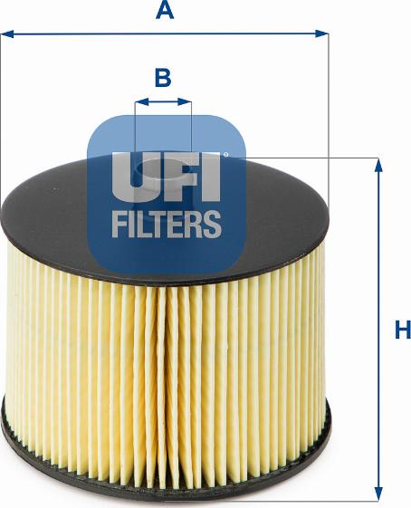 UFI 26.022.00 - Топливный фильтр autosila-amz.com