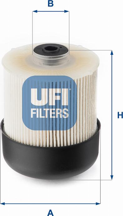 UFI 26.115.00 - Топливный фильтр autosila-amz.com