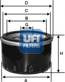 UFI 23.687.00 - Масляный фильтр autosila-amz.com