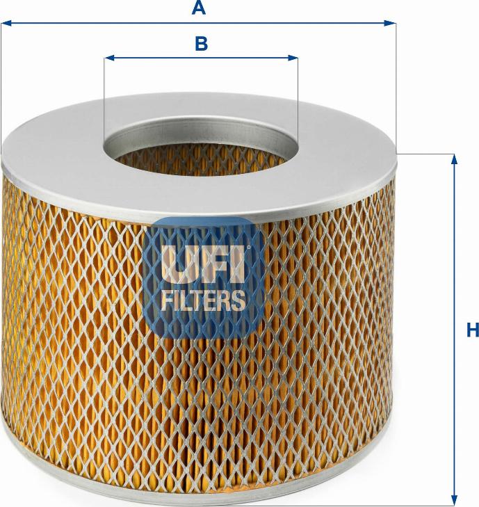 UFI 27.583.00 - Воздушный фильтр, двигатель autosila-amz.com