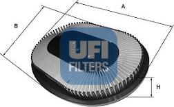 UFI 27.526.00 - Воздушный фильтр, двигатель autosila-amz.com