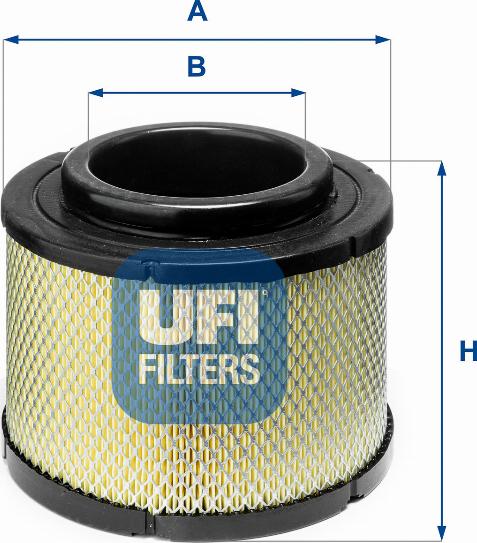 UFI 27.691.00 - Воздушный фильтр, двигатель autosila-amz.com