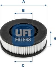 UFI 27.689.00 - Фильтр, система вентиляции картера autosila-amz.com