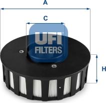 UFI 27.686.00 - Фильтр, система вентиляции картера autosila-amz.com