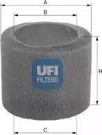 UFI 27.058.00 - Воздушный фильтр, двигатель autosila-amz.com