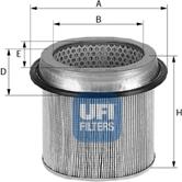 UFI 27.579.00 - Воздушный фильтр, двигатель autosila-amz.com