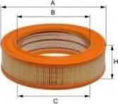 Uniflux Filters XA182 - Воздушный фильтр, двигатель autosila-amz.com